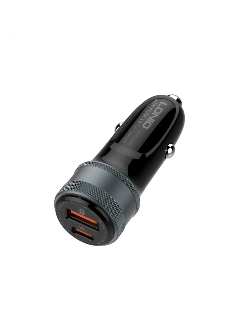شاحن سيارة 60 واط PD+USB AW2001