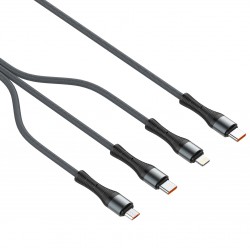 كيبل قماش 3 في 1 بقوة 100 واط LC94