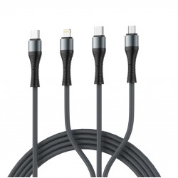 كيبل قماش 3 في 1 بقوة 100 واط LC94